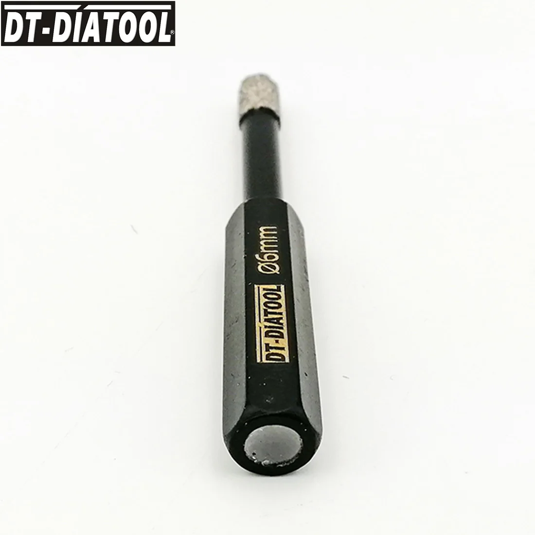 DT-DIATOOL 3pcs/pk Dia 6mm Dry Vacuum Brazed Diamond Drill Core Bits Hex Shank Hole Saw For Drilling Granite Marble Tile Ceramic
