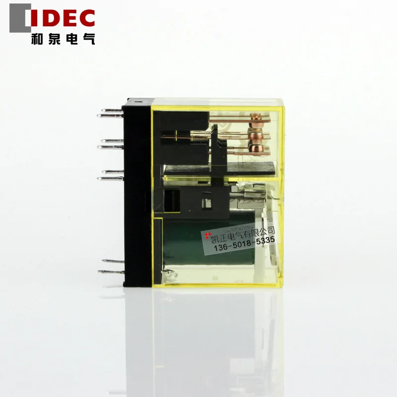 Imagem -02 - Original Autêntico Japonês Idec Relé Intermediário Pequeno Pés Abertos Tamanhos Fechados Dc24v Peças