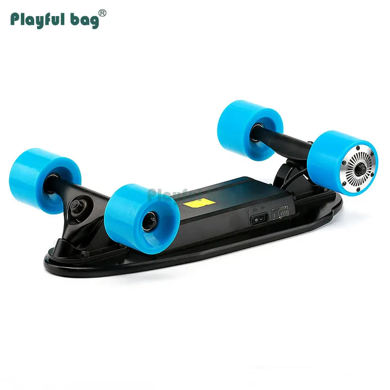 Playful Bag Intelligent remote control skateboard Mini Fish board Electric skateboard Single drive wheel Four wheel AMA87