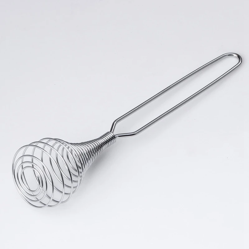 Spring Coil Wire Whisk Hand Mixer Blender Egg Beater Stainless Steel Tool