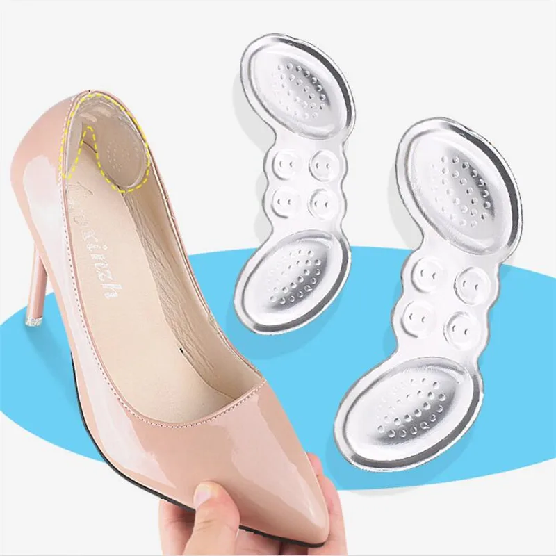 Silicone Women Insoles for Shoes High Heels Butterfly Adjust Size Heel Liner Grips Protector Sticker Pain Relief Insert Cushion