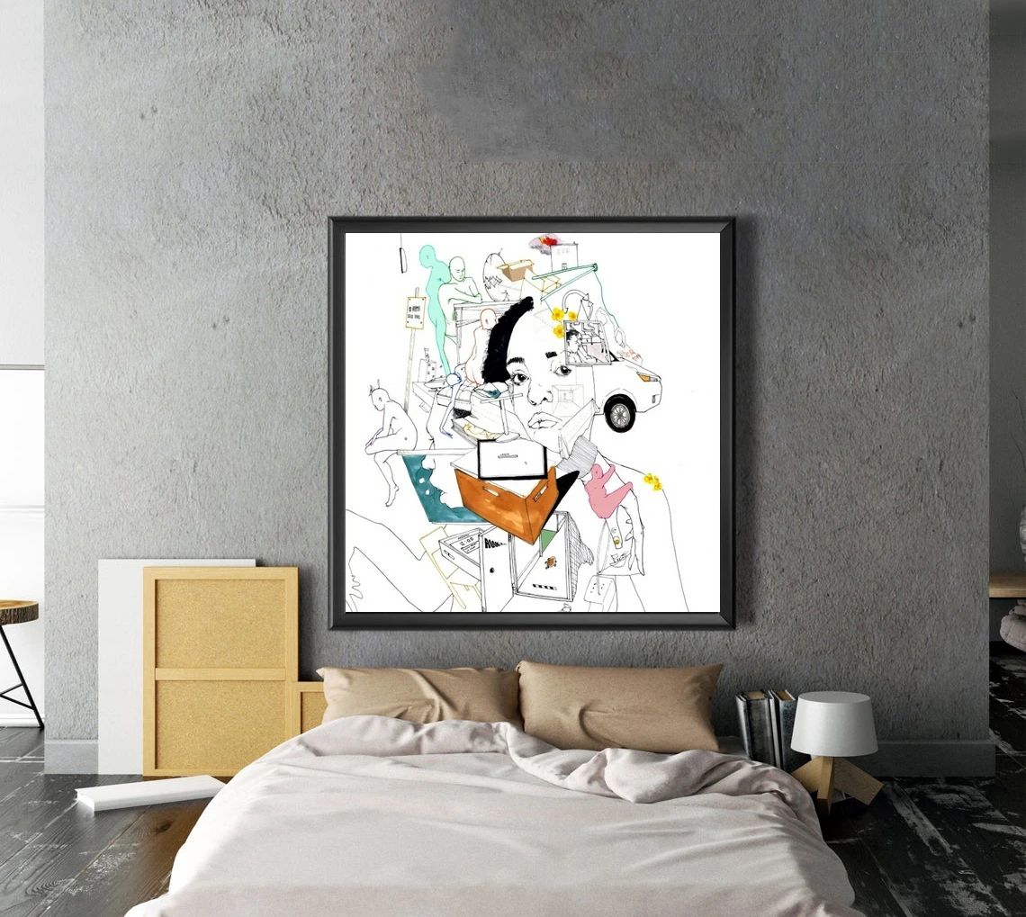 Noname Room 25 ألبوم موسيقى ملصق لوحة جدران المنزل الديكور (بدون إطار)