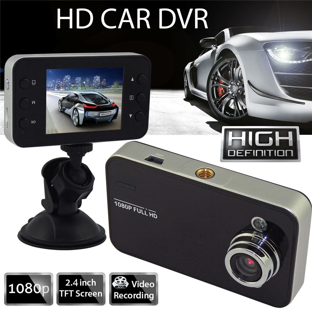 2.4 Inch 1080P HD Camcorder Night Vision Dash Cam Mini Driving Recorder Camera Car DVR Built-in Microphone Speaker Motion Detect