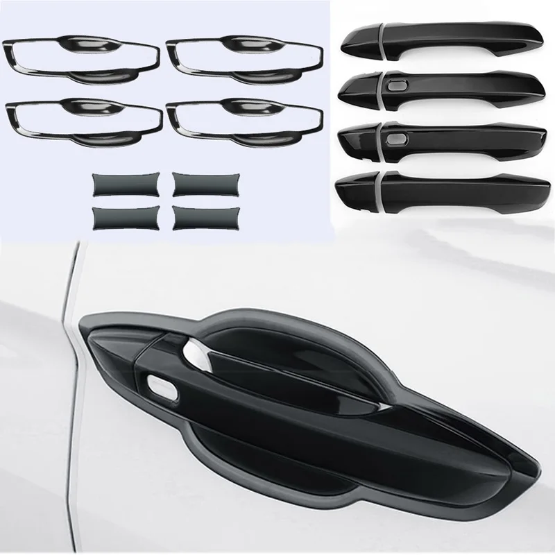 

Car ABS Chrome handle Protective Cover Door Handle Outer Bowls Trim For VW Tiguan MK2 2021 2017 2018 2019 2020