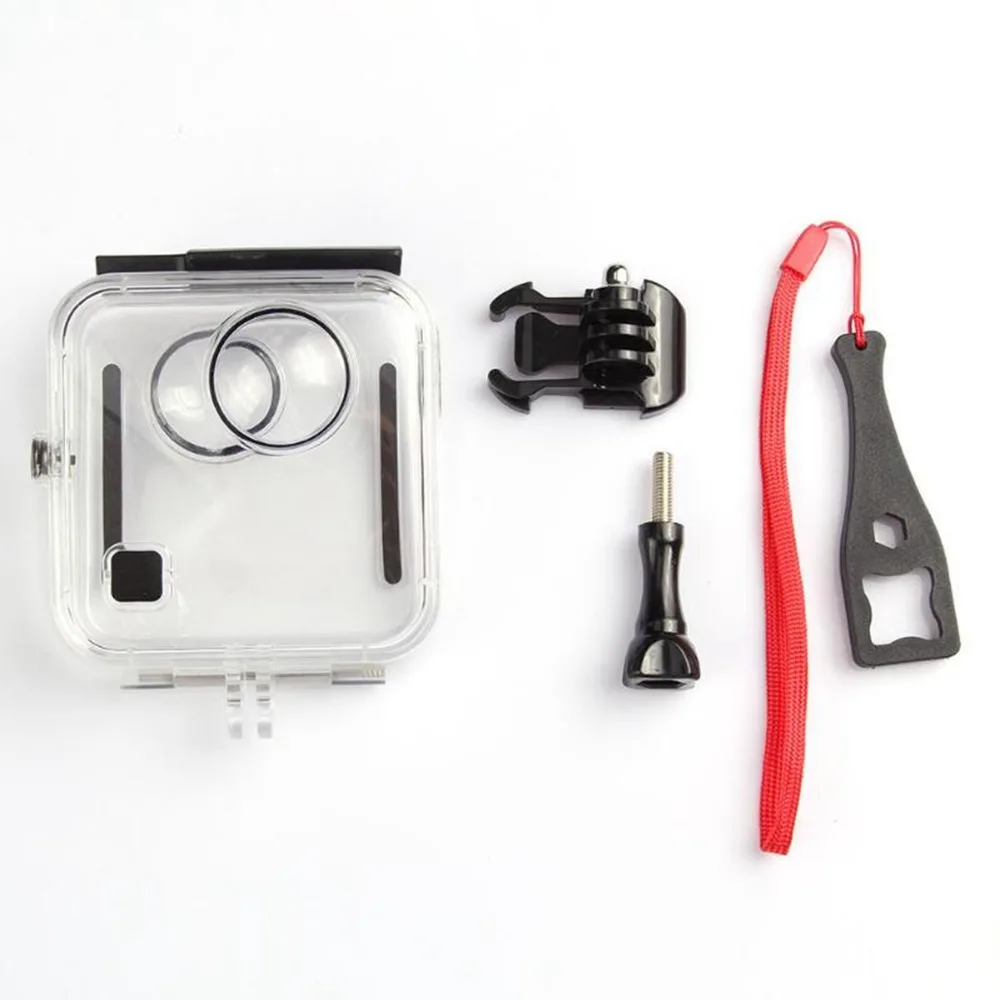 45 متر تحت الماء مقاوم للماء اكسسوارات ل GoPro فيوجن 360 درجة كاميرا واضح الغوص مثبت مضاد للماء حماية