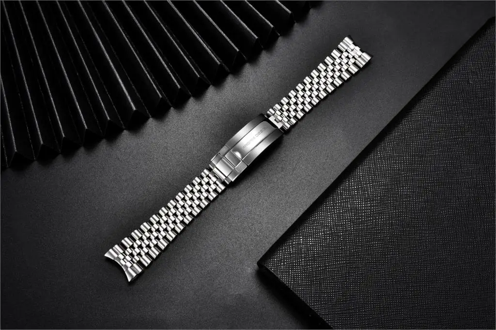 PAGANI DESIGN Original For PD1661,PD1662.PD1651 Watch 316L Stainless Steel Band Strap Jubilee Bracelet Width 20MM, Length 220MM