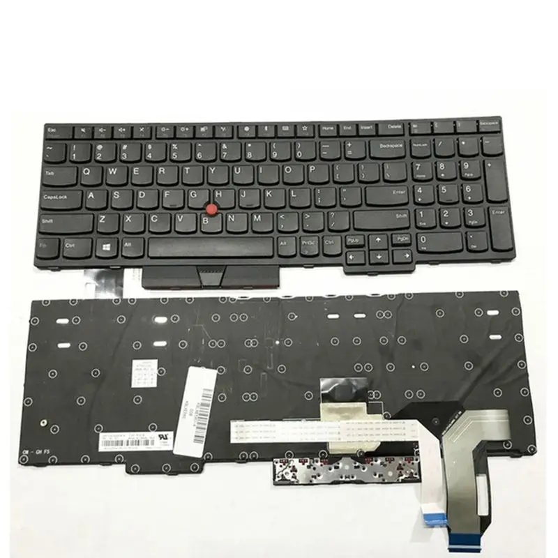 YALUZU NEW English US Keyboard For ThinkPad E580 E585 E590 E595 L580 L590 T590 FRU 01YP560 01YP640 01YP720 P52 P72