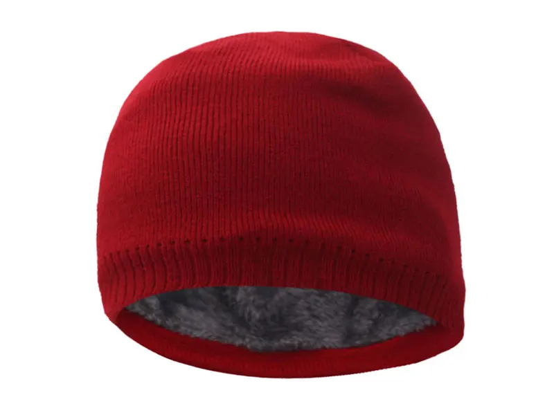 Skullies Beanies Männer Gestrickte Hut Winter Hüte Für Frauen Caps männer Winter Beanie Gorro Warme Dicke Pelz Motorhaube Homme Schädel hut Kappe – Detail 11