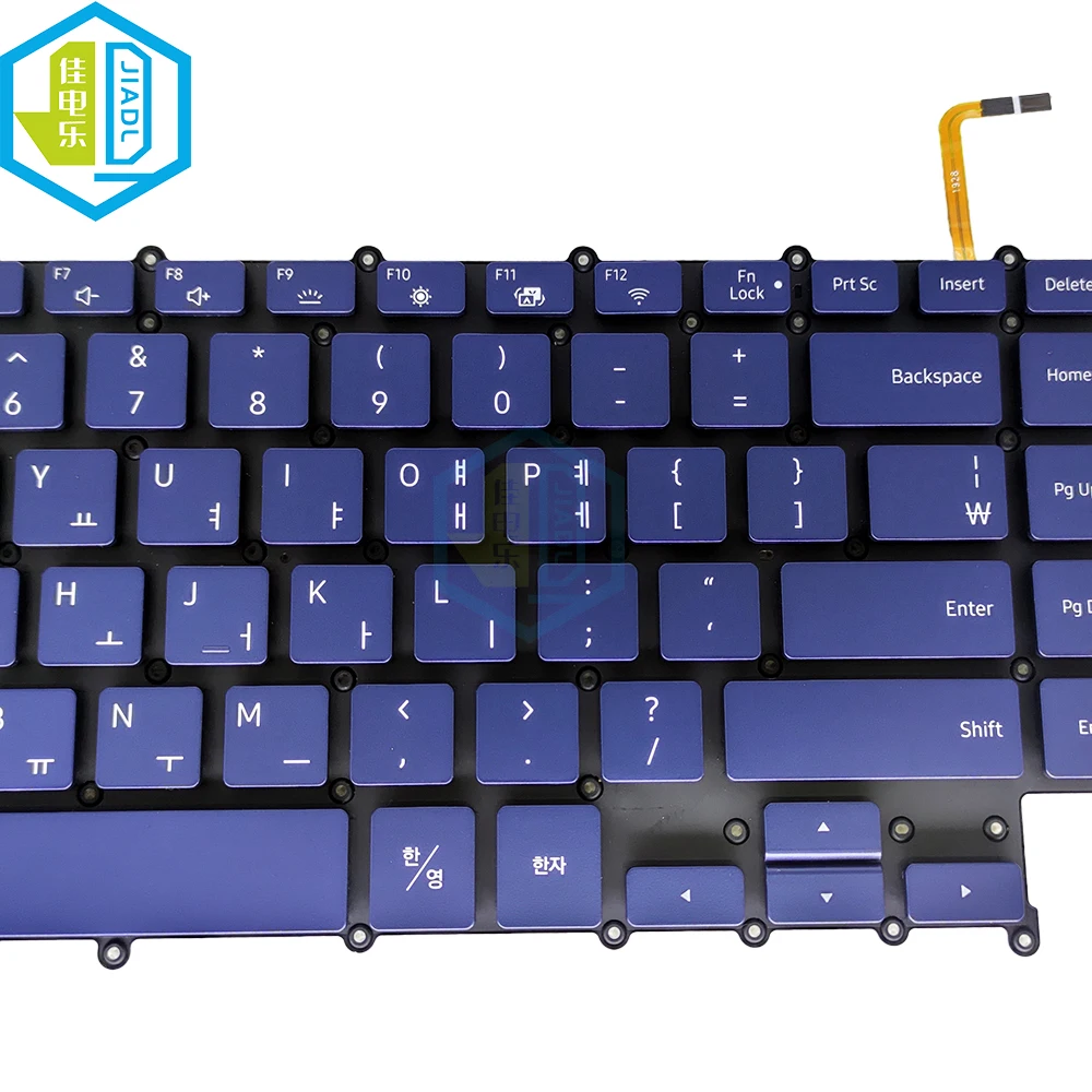 Korean Keyboard Notebook PC Backlit Keyboards For Samsung 950SBE NP950SBE NT950SBE NP951SBE KR QWERTY Backlight Computer Blue