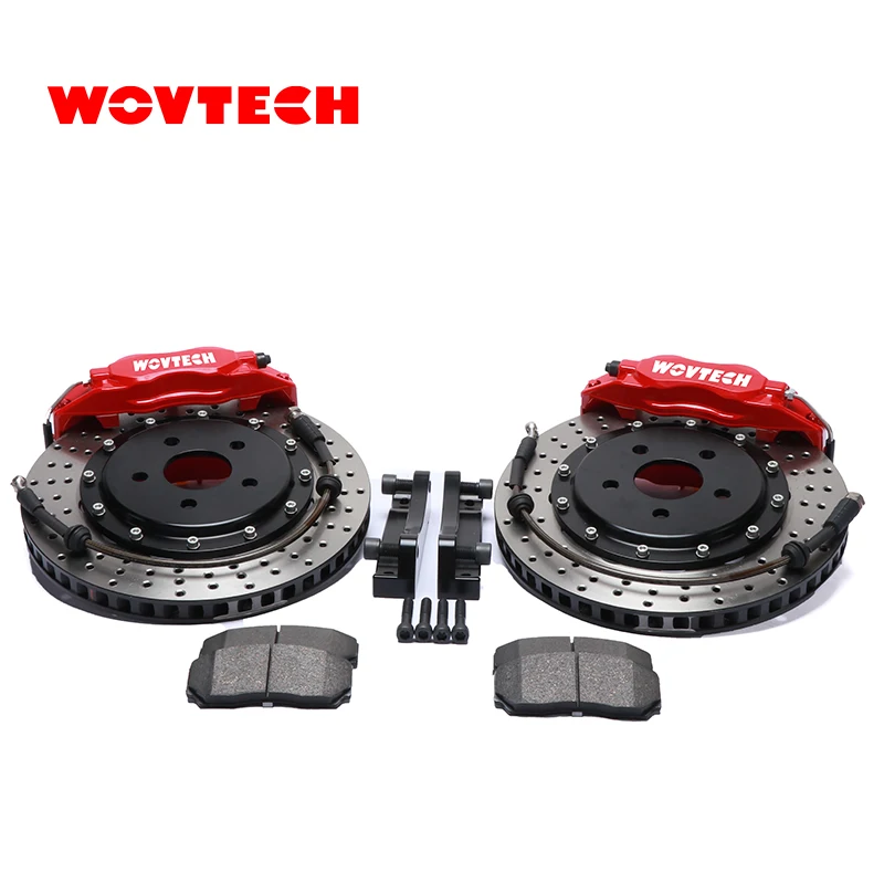 OEM Modified Forging 4 Piston Brake Caliper with 345*28mm Rotor Disc Kits for Volkswagen golf MK6 MK7