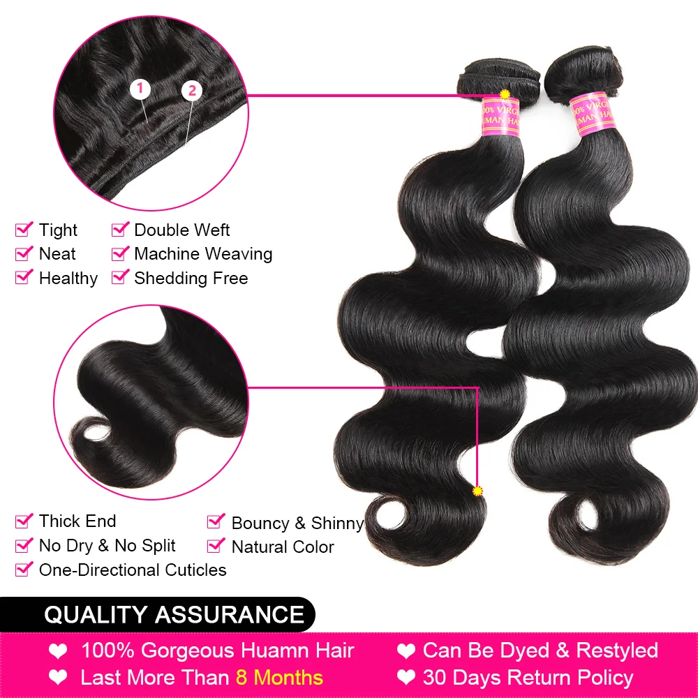 Meetu 6x6 5x5 Lace Closure with Bundles Body Wave Bundles with Closure Human Hair Bundles with Closure 3 4 Bundles with Closure