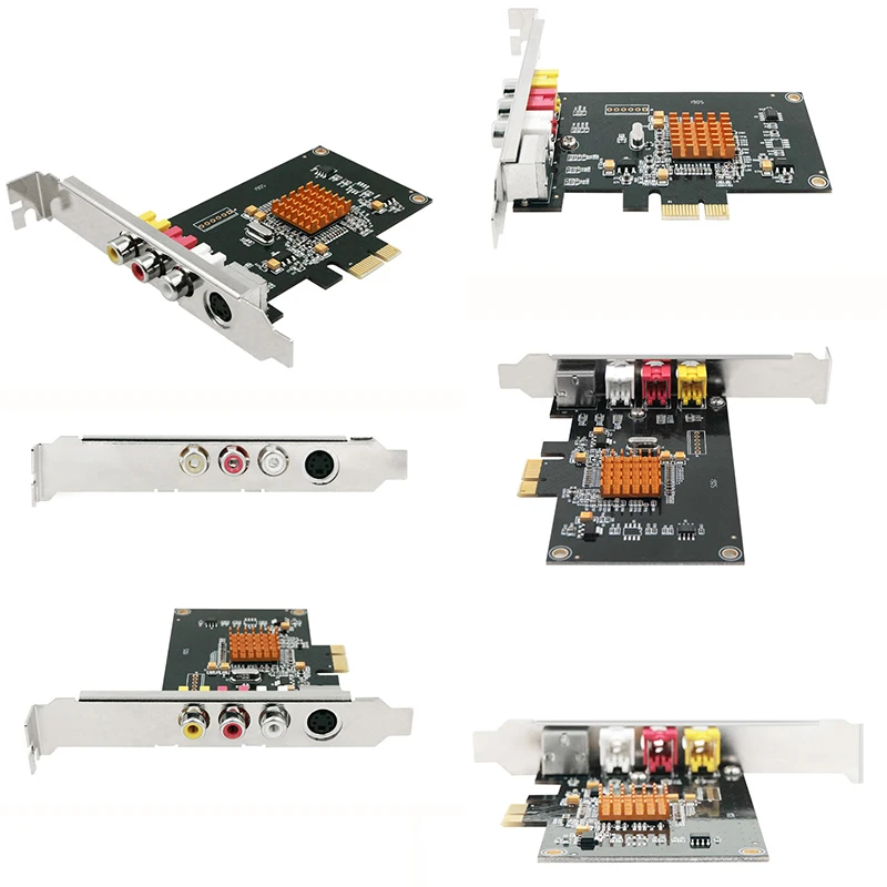 LX725 SD 768x576 Video Capture Card With SDK DV Camera TV Box Magnetic Tape PCI-E Converter Support Windows XP 7 8 10