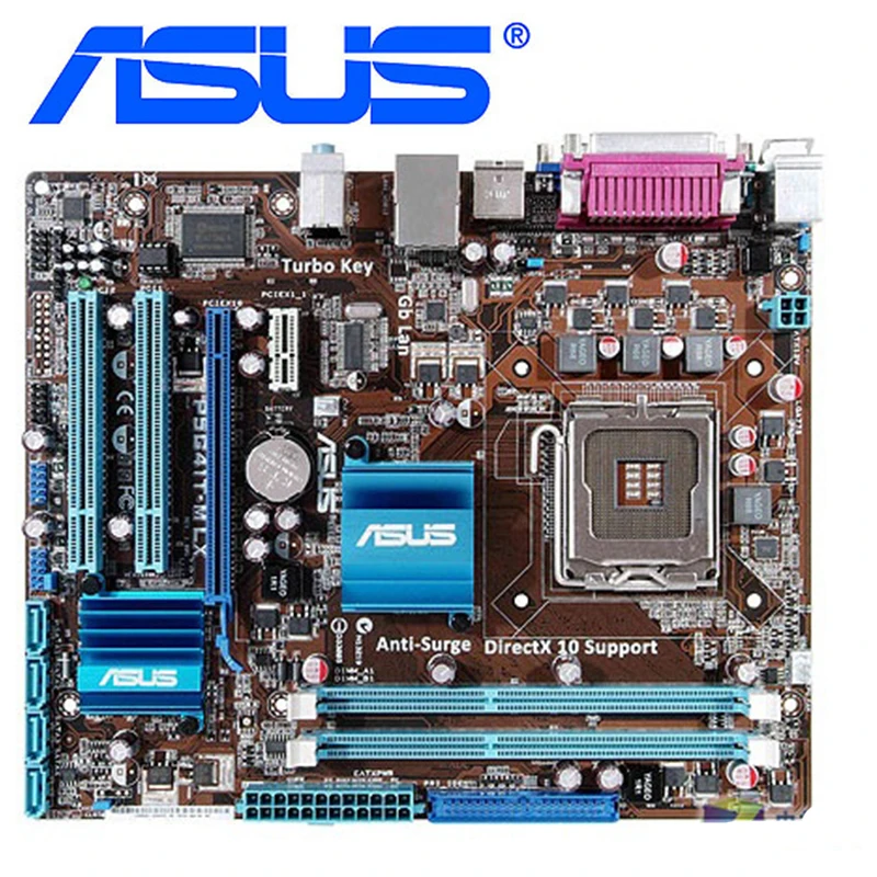 ASUS Schede Madri di P5G41T-M LX LGA 775 DDR3 8GB Per Intel G41 P5G41T-M LX Desktop di Mainboard Systemboard SATA II PCI-E x16 Utilizzato