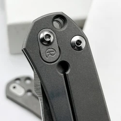 Custom Made Titanium Pocket Clip Filler Tab for Chris Reeve Umnumzaan & Large/Small Sebenza 21