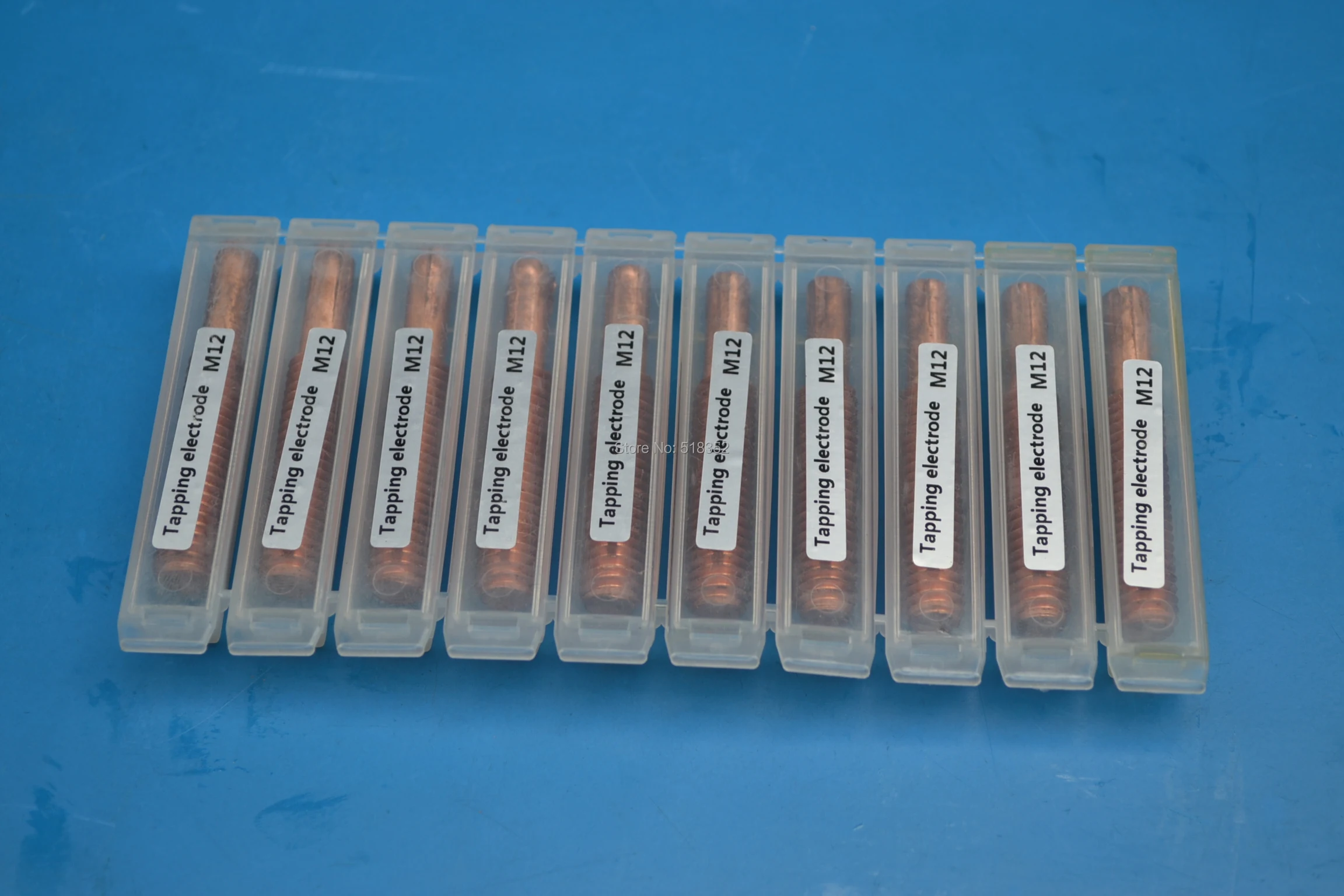 

M12*1.75 Copper Orbital Tapping EDM Electrode without Hole, Thread Tapping Electrode, Threading Electrode, EDM Machine Parts