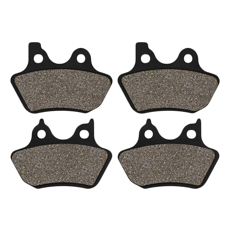 Motorcycle Front and Right Brake Pads for Harley Davidson FLHTC / FLHTCi Electra 2000-2004 FLHR Road King 2000-2007