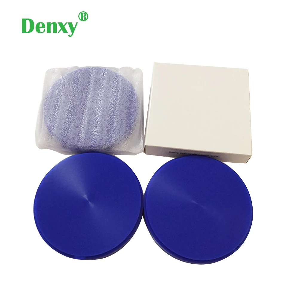 Dental Wax Block 5pcs High-Quality Dental Lab Material Open CAD/CAM Blue Wax Block Dental Discs Denture Materials