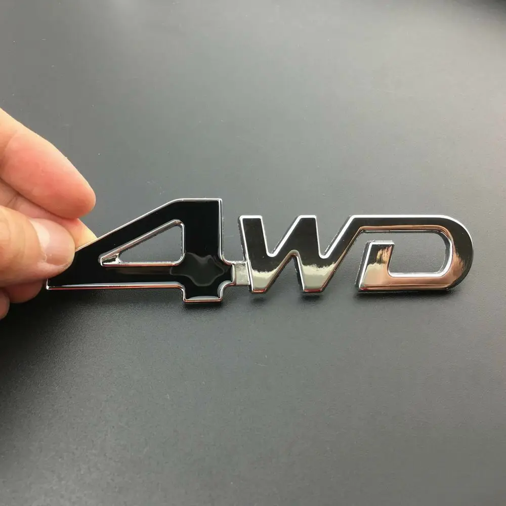 

Metal Chrome 4WD 4x4 Car Rear Trunk Tailgate Emblem Badge Decal Sticker