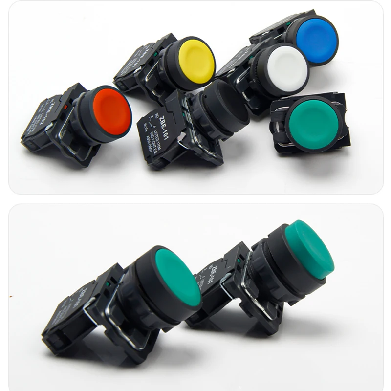 Xb5 -aa31 Xb5aa42c Flat Since Reset Point Action Button Switch 22 Green Red 1 Open 1 Close