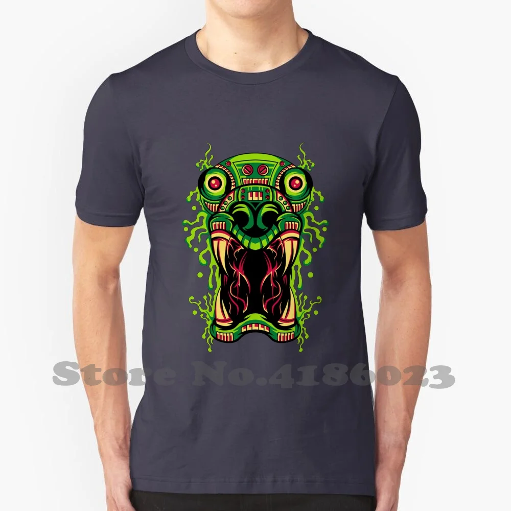 100% Cotton T-Shirt Snake Poison Death