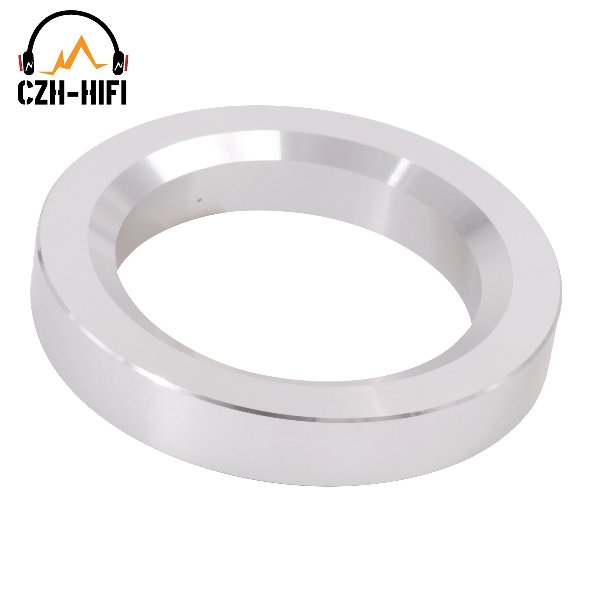 1PC 60mm CNC Gefräste Aluminium Runde Dekorieren Basis Ring Kreis Washer Für Vintage KT88 Vakuum Rohr Verstärker DIY hiFi – Detail 10