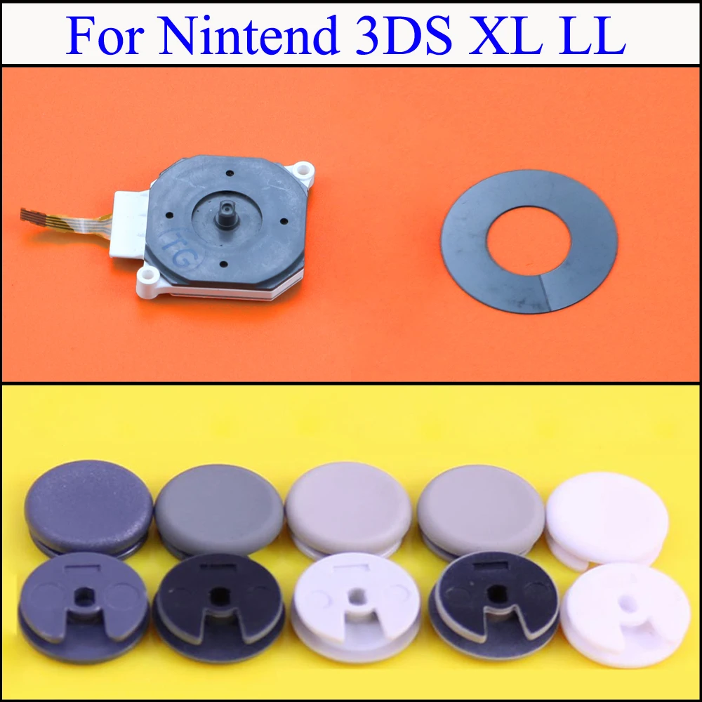 

YuXi For 3DS 3DS XL LL Parts Analog Controller Joystick 3D Button For 3DS Joystick Suit Joystick Gasket