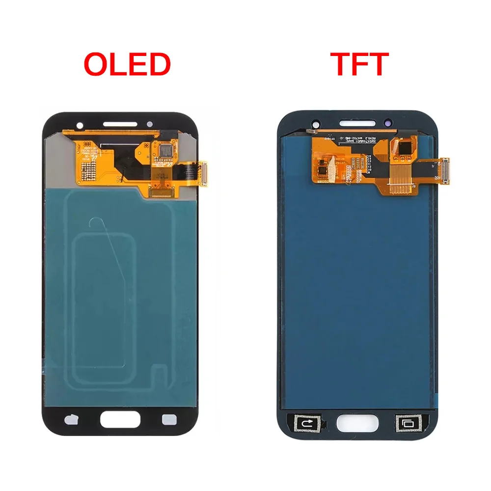 Oled lcd Can adjust brightness LCD For Samsung Galaxy A3 2017 A320 LCD Display Touch Screen Digitizer Assembly + Tools + glue