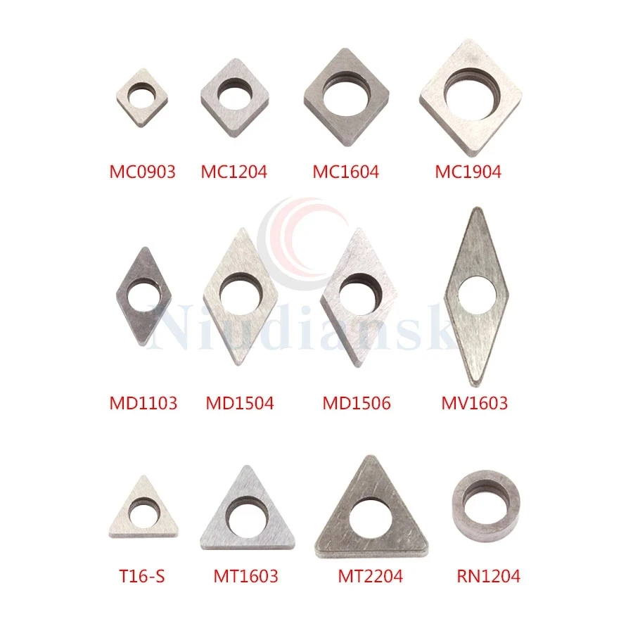 MC0903 MC1204 MC1604 1904 MD1103 MD1504 1506 MV1603 T16-S MT1603 MT2204 RN1204 Shim Lathe Accessories Carbide Inserts Knife Pad