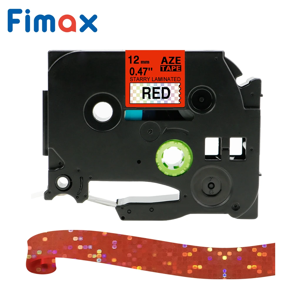 Fimax 1 Pcs  Pattern Tape Compatible for Brother TZ231 Tze-231 12mm label tape p-touch printer Tze-335 Tze335 TZe131 For PT-D210