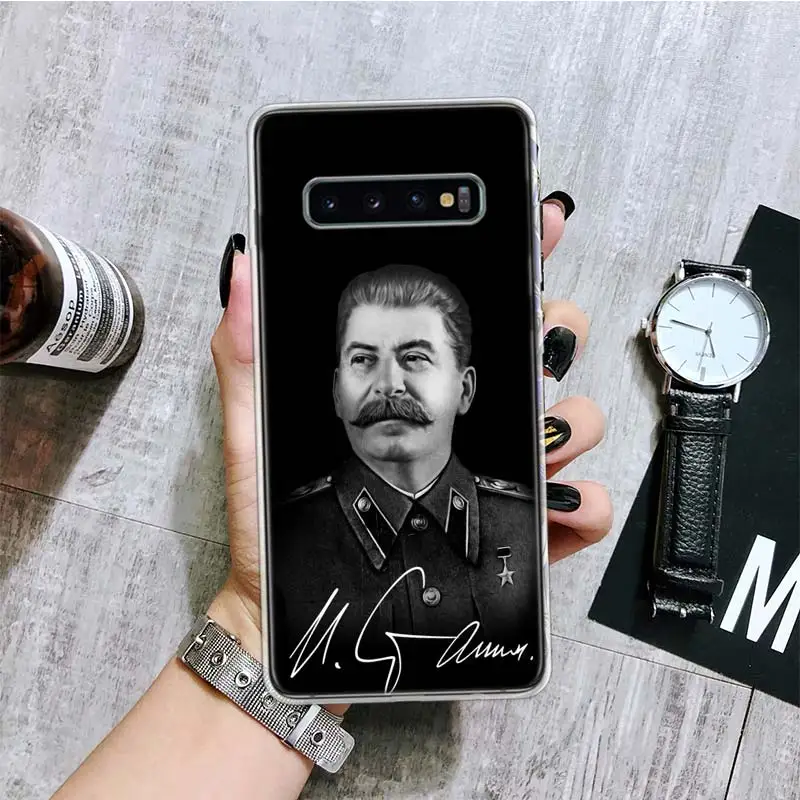 Russian Stalin Ussr Communism Phone Case For Samsung Galaxy A50 A70 A40 A30 A20S A10 Note 20 Ultra 10 Lite 9 8 A6 A8 Plus A7 A9