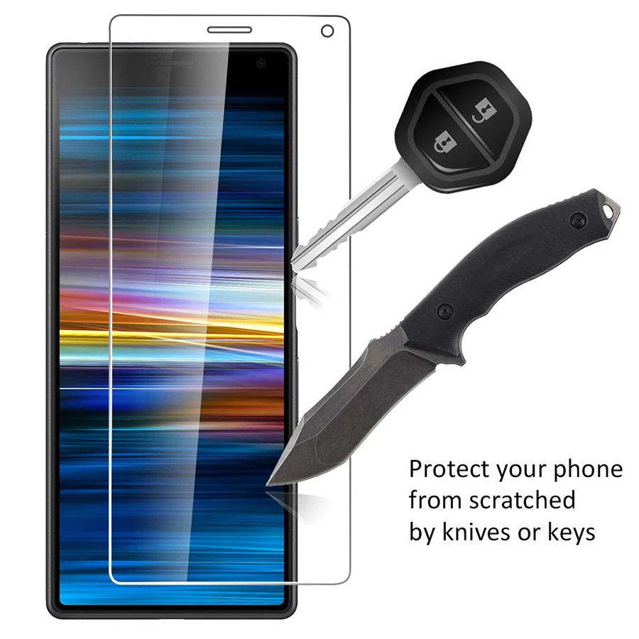 Tempered Glass for Sony Xperia 10 Screen Protector for Sony Xperia 10 Plus XA3 XZ4 1 Protective Film