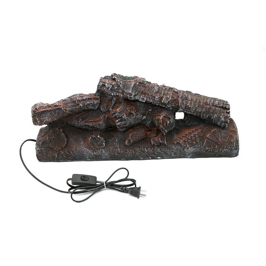 54CM Electric Simulation Charcoal Fake Firewood Charcoal Fireplace Decoration