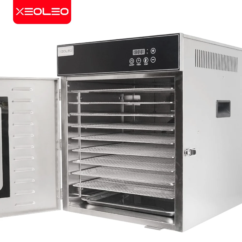 

XEOLEO Fruit dryer 10 layers Food dehydrator Meat dehydrator Vegetable Drying Machine Food dehydration dryer with visible glass