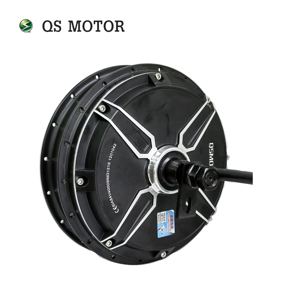 New QS 200mm dropouts 4000W 205 55H V3 in wheel Spoke Motor for Scooter Type