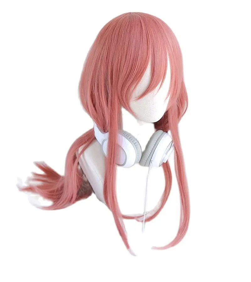 Anime Synthetic Hair Nakano Miku Cosplay Woman 60cm Long Wig Heat Resistant Hair Halloween Party Role Play Wigs + Free Wig Cap