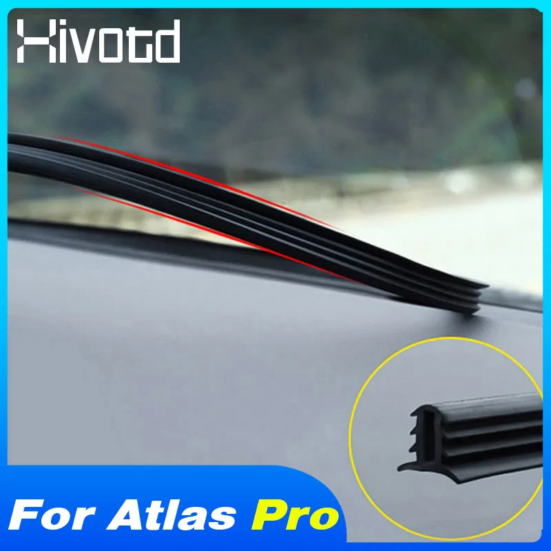 Car-Styling Sealing Strips Dashboard Soundproof Rubber Seal Strip For Azkarra Geely Atlas Boyue Pro Belgee X70 2023 Accessories