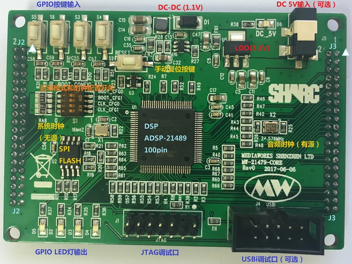 ADSP-21479 Development Board, MW-21479EVB (new)