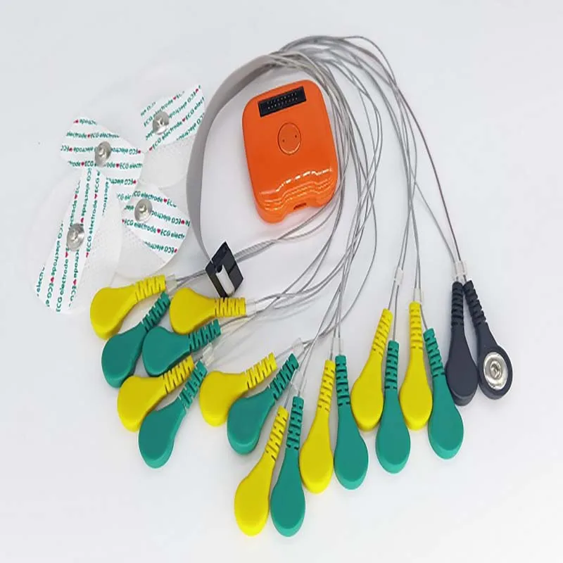 OYmotion gForceOct sistema inalámbrico EMG de 8 canales, Sensor IMU de 9 ejes para Reconocimiento de gestos, Kit de automatización inteligente con datos en bruto