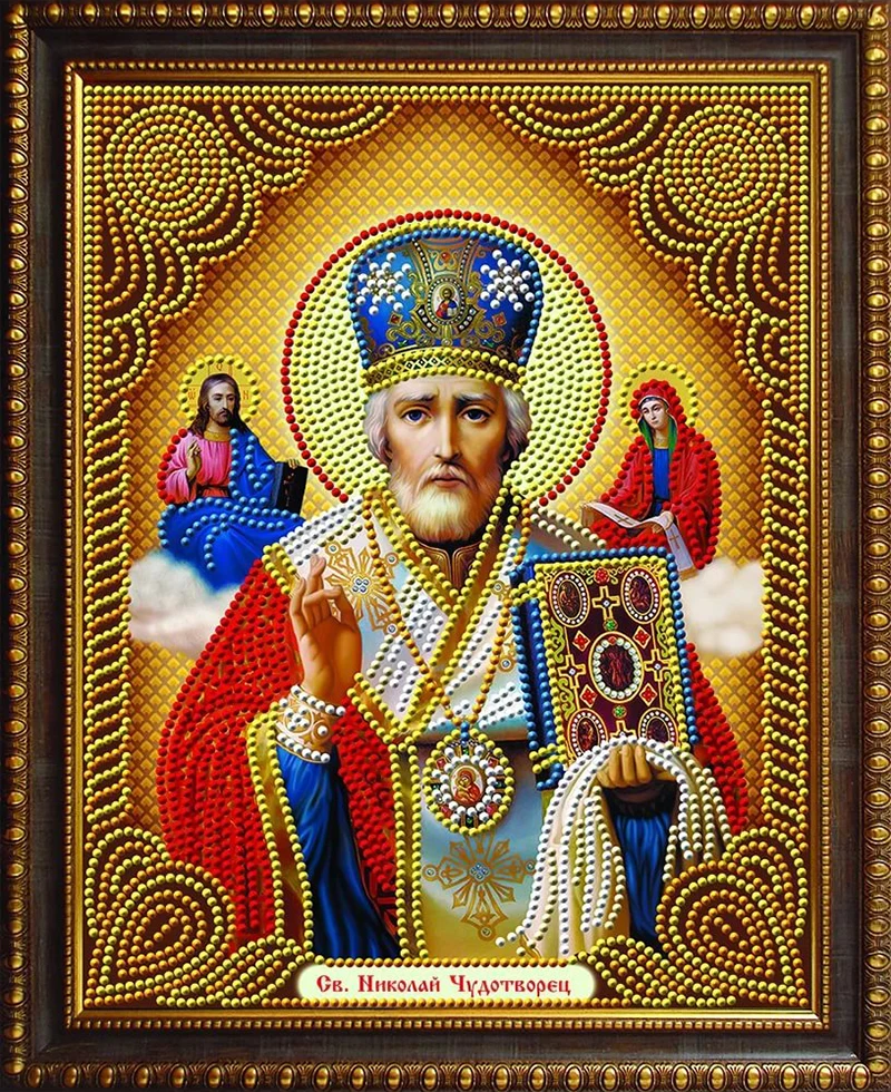 Religion Icon of Leader Diamond Mosaic True religious men diamond embroidery rhinestones 30*40CM 5D DIY Diamond Paintings