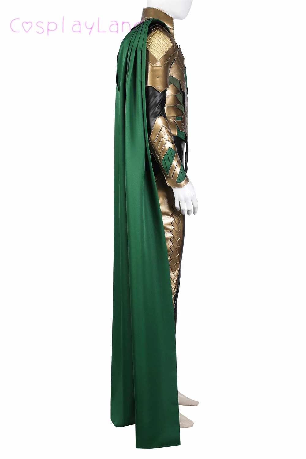 Newest Halloween Loki Cosplay Costume Adult Superhero Loki Men Suit with Shoes Role-playing Outfit Custom Made