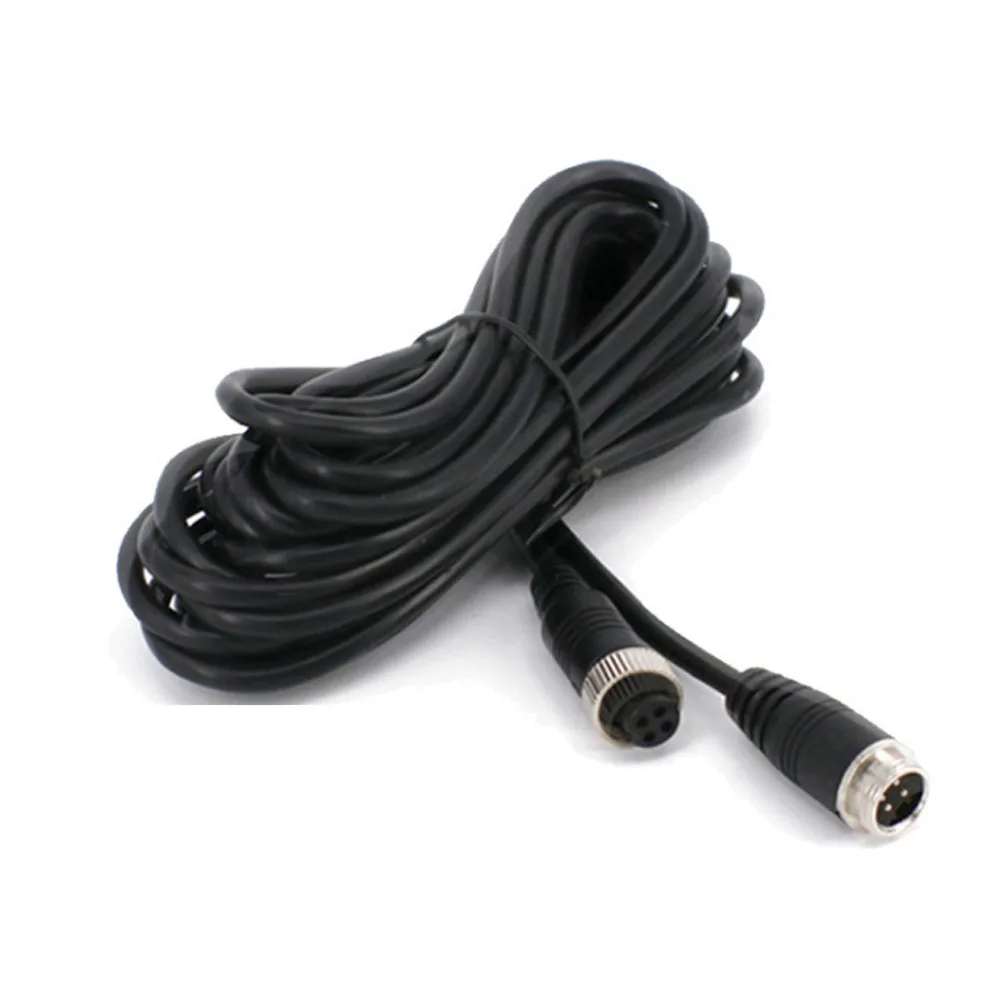 6 Meter 4 Pin Aviation Signal Cable Male / Female Plug for Car Camera/DVR Video Camera & CCTV Monitor & Subwoofer