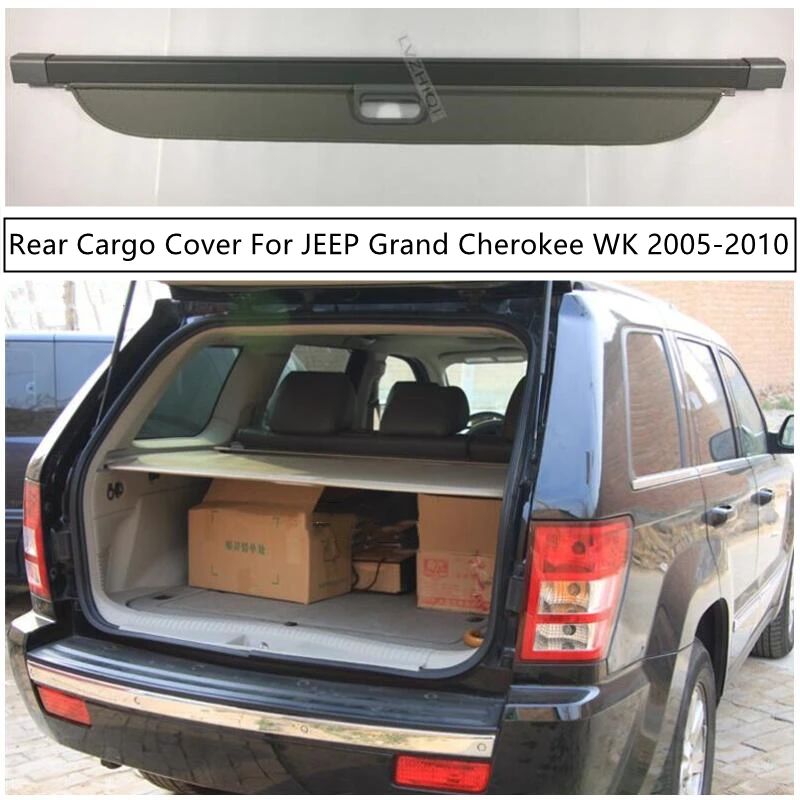 

Rear Cargo Cover For JEEP Grand Cherokee WK 2005 2006 2007 2008 2009 2010 Privacy Trunk Screen Security Shield Shade Accessories