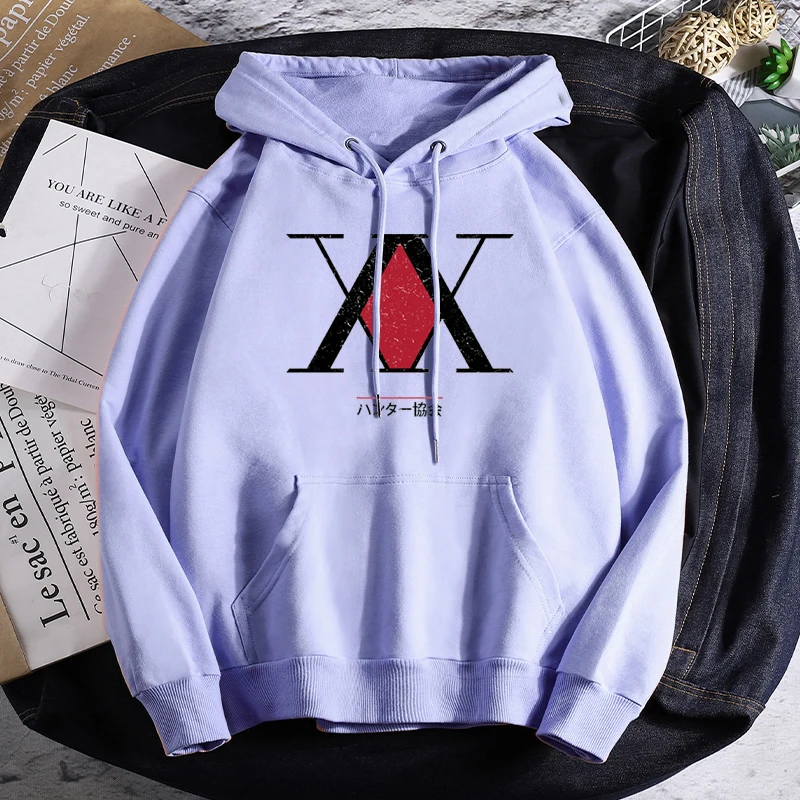 Women Hoodies Hunter X Hunter Women Pullovers Hoodies Sweatshirts Killua Zoldyck Devil Eye Print Anime Hoody Streetwear Tops