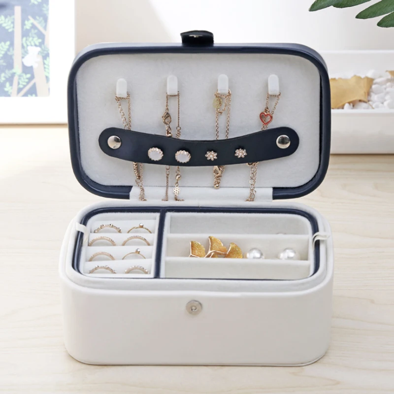 

Multifunctional Jewelry Storage Box Travel Storage Bag Ring Earrings Jewelry Lipstick Finishing Box Small Jewelry Storage Box