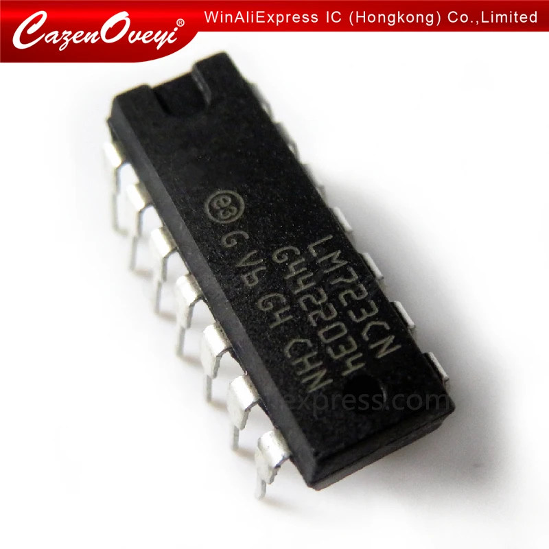 10pcs/lot LM723CN LM723 DIP-14 In Stock