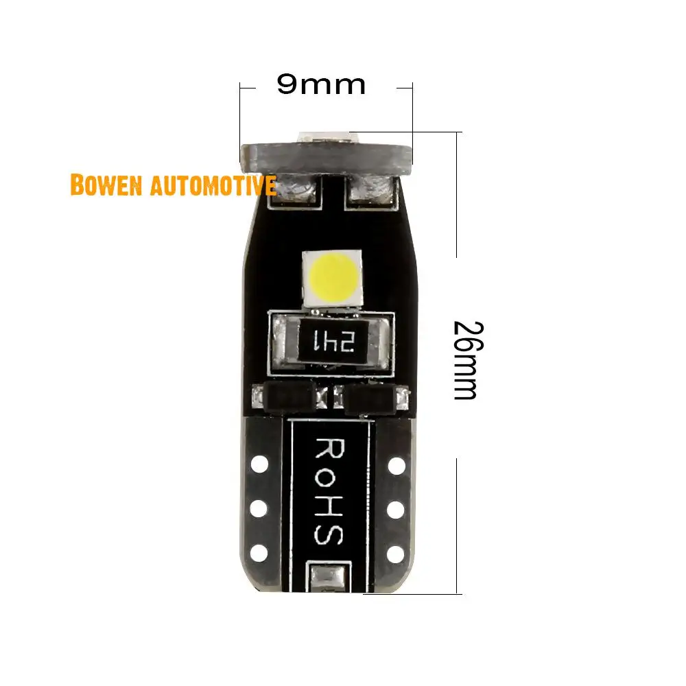 

Автомобильная светодиодная лампа LD 2X T10 3030 3smd 12 В, лампа индикатора ширины декодирования, лампа для чтения, лампа для номерного знака