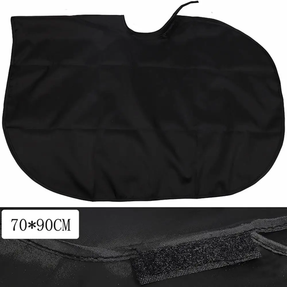 Waterproof Hair Coloring Cape Black Shawl Dyeing Perming Barbershop Hairdressing Apron Cutting Gown Hair Cloth Wrap