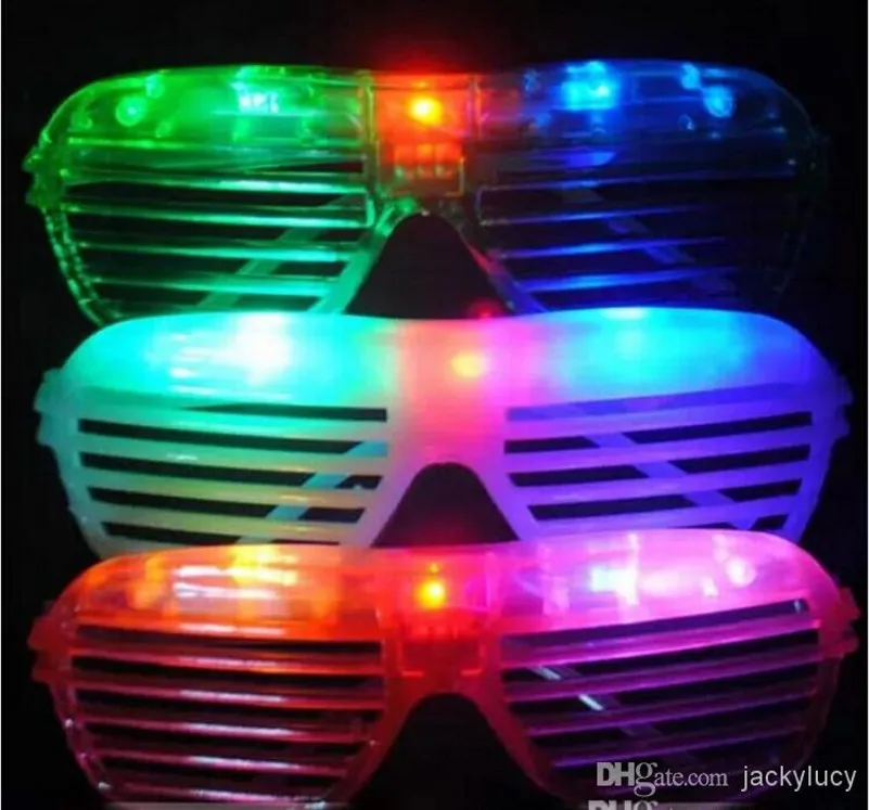 Novelty kids Gifts Blinking LED Shutter Eye Glasses Cosplay Cheer Props LED Flashing Light Up Glasses Halloween Christmas supply