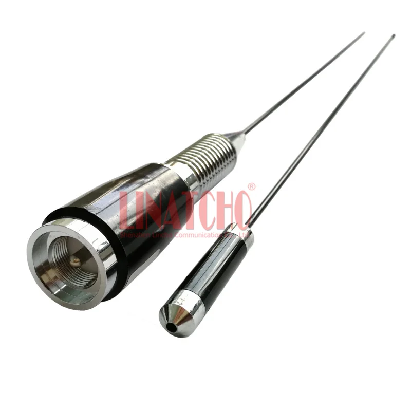 Detachable Frequency 155MHz VHF Bottom Spring Omni Whip High Gain Car Radio Antenna PL259