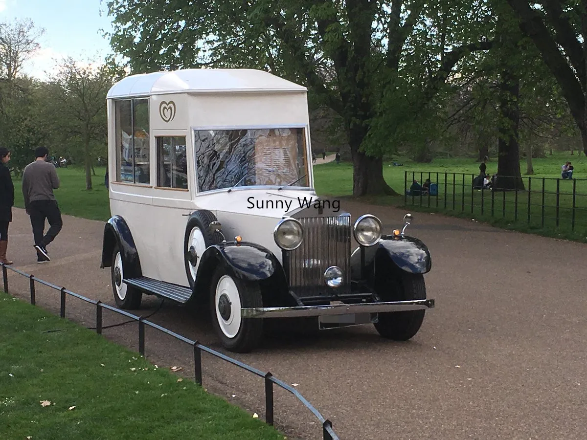 Kem Văn Di Động Softee Xe Tải Vintage Thực Phẩm Xe Tải Vintage Hộp Đựng Thức Ăn Di Động Phục Vụ Ăn Uống Servi Đầu Karaoke